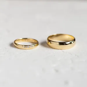 Zlaté snubní prsteny s diamanty NICOS