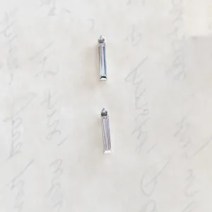 FELICIS moissanite and diamond earrings shown separately