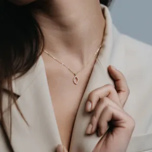 Marquise lab-grown diamond necklace HAILEY