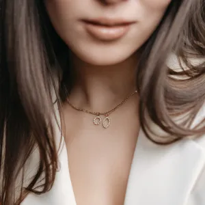 Marquise lab-grown diamond necklace HAILEY Thumbnail