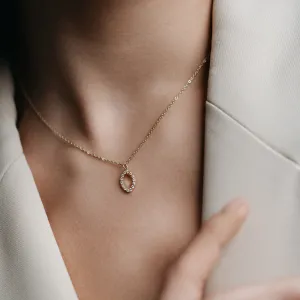 Marquise lab-grown diamond necklace HAILEY Thumbnail