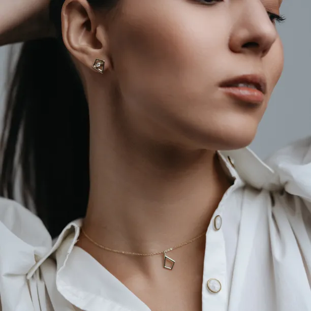 Gold kite necklace CLAUDIA Image