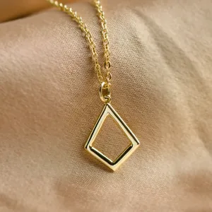Gold kite necklace CLAUDIA Thumbnail
