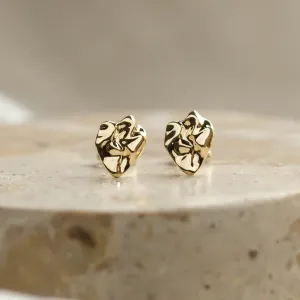 Pair of HEARTBEAT earrings with organic heart-inspired shapes