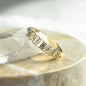 Unique baguette cut moissanite ring VANELLE Thumbnail