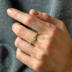Baguette cut moissanite ring VANE Thumbnail