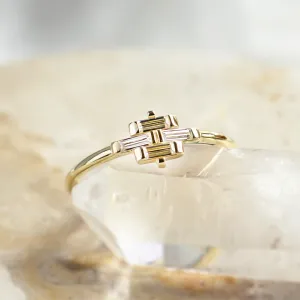 Baguette cut moissanite ring VANE Thumbnail