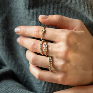 Baguette cut moissanite ring VANE Thumbnail