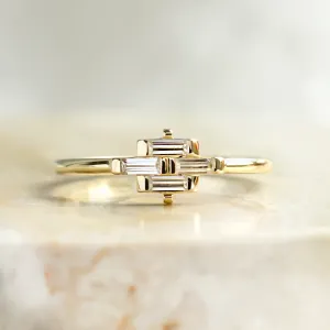 Baguette cut moissanite ring VANE Thumbnail
