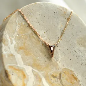 Lab grown brown diamond necklace TIM Thumbnail