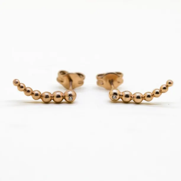 Crawler earrings with diamonds MONIQUE Image