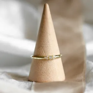 Gold diamond engagement ring GWEN Thumbnail