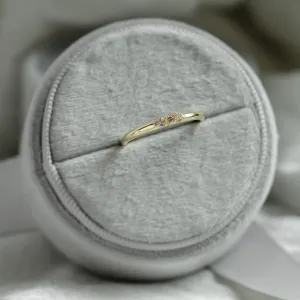 Gold diamond engagement ring GWEN Thumbnail