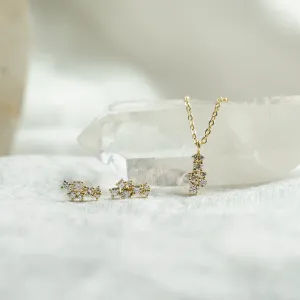 Diamond cluster pendant ELLE Thumbnail