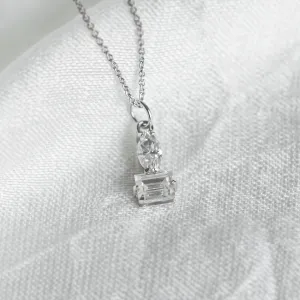 Minimalistický náhrdelník s laboratorními diamanty LEONE Thumbnail