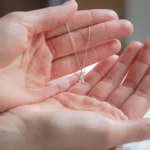Minimalistický náhrdelník s laboratorními diamanty LEONE Thumbnail