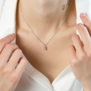 Gold pendant with lab-grown diamond ARRIA Thumbnail