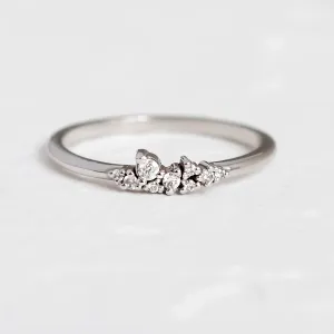 STERN gold ring with lab created diamonds