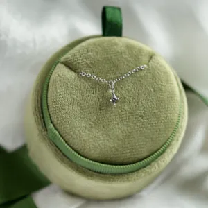 Přívěsek s diamantem salt and pepper ve tvaru kite s řetízkem