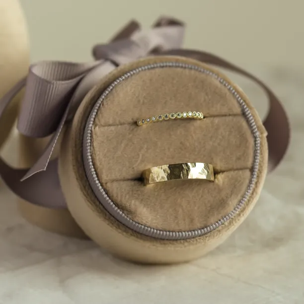 PAIR wedding rings displayed together