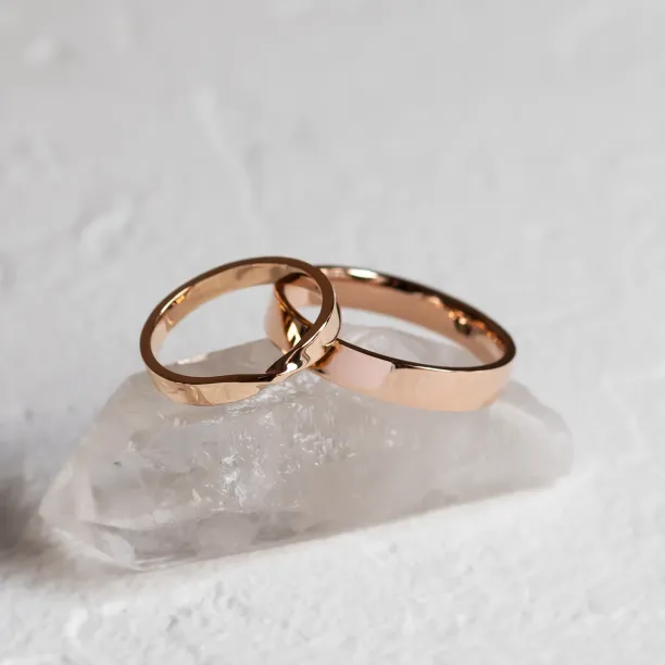 Unconventional wedding rings with braiding CLAY Image