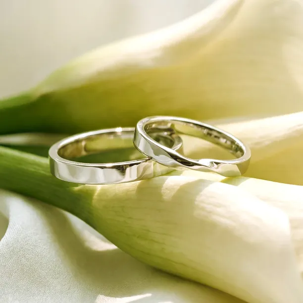 Unconventional wedding rings with braiding CLAY Image