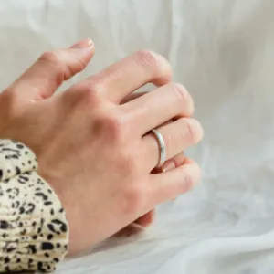 Unusual wedding rings with embossed rope NASH Thumbnail