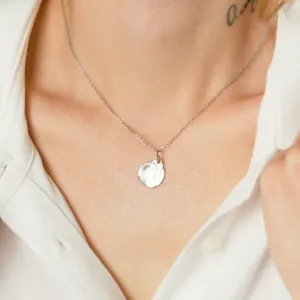 Gold necklace with custom fingerprint PALMER Thumbnail