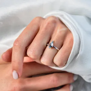 Gold ring with kite topaz DALIA Thumbnail
