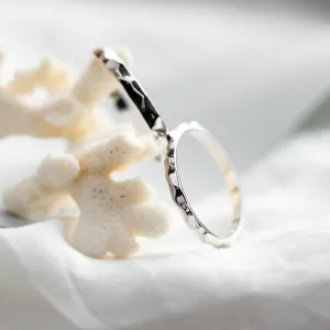 Unusual wedding rings with a shiny ESTELA Thumbnail