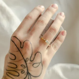 Original engagement ring with moissanite GLOW Thumbnail