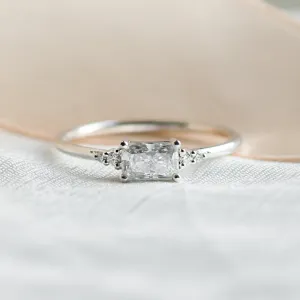 Original engagement ring with moissanite GLOW Thumbnail