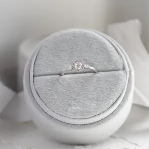 Unusual engagement ring with diamonds CARLITA Thumbnail