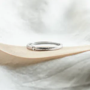 Minimalist engagement ring CHER