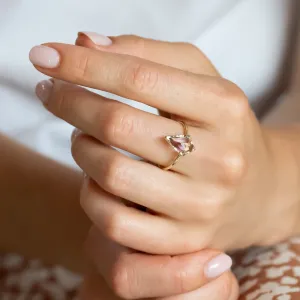 Gold ring with ametrine in kite shape ADELE Thumbnail