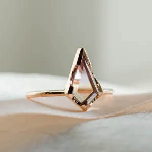 Gold ring with ametrine in kite shape ADELE Thumbnail