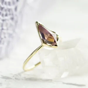 Gold ring with ametrine in kite shape ADELE Thumbnail