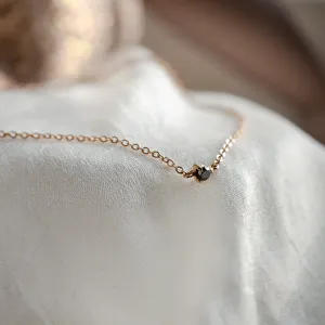 Minimalistický náramek s černým diamantem BLAKE Thumbnail