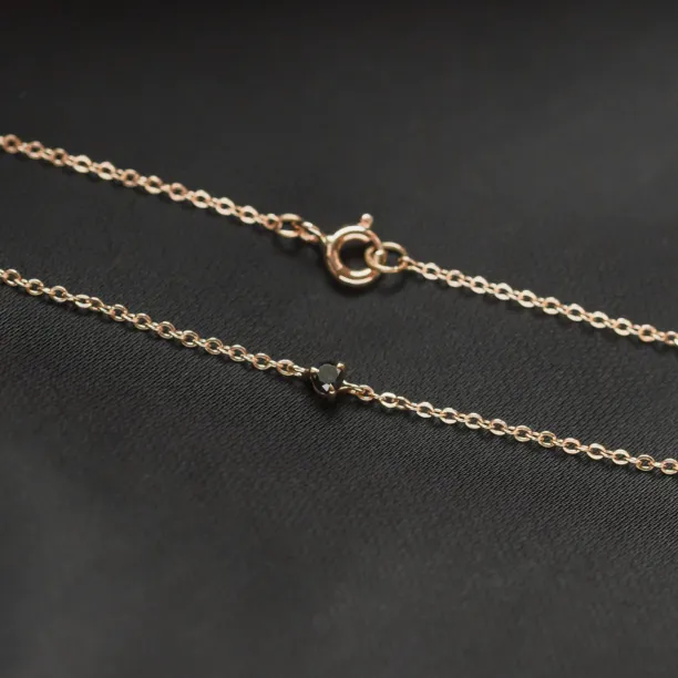 Minimalistický náramek s černým diamantem BLAKE Image