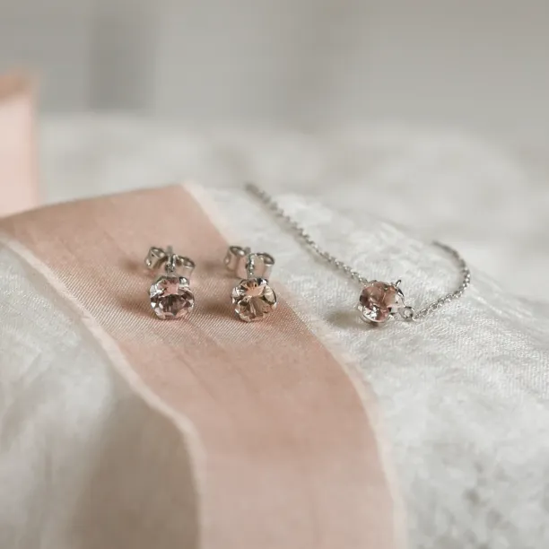 Morganite in gold jewelry collection ANASTASIA Image