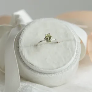 Gold SORRENTO ring with lemon quartz shown in a full product view