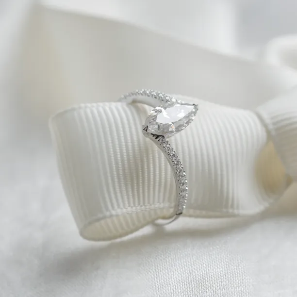 Engagement ring with marquise moissanite ELEGY Image