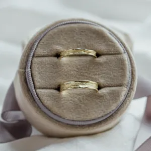 Wedding bands with natural surface NATURA Thumbnail