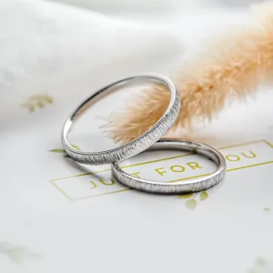 Gold relief wedding rings MIKE Thumbnail
