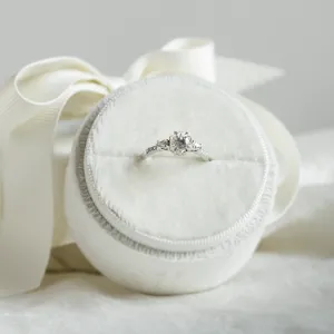 Unusual engagement ring with moissanites MAJESTY Thumbnail