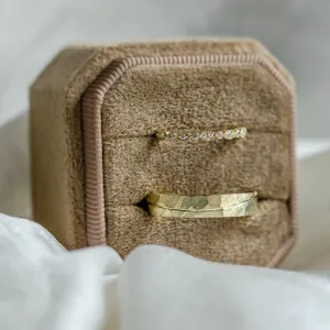 Unusual wedding rings with diamonds in vintage style LAZZI Thumbnail