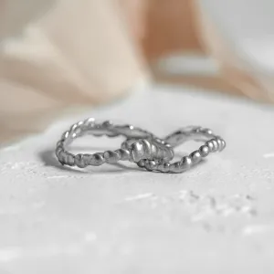 Organic wedding rings LOMBRICO