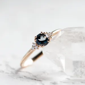 Engagement ring with topaz and diamonds MONELAND Thumbnail