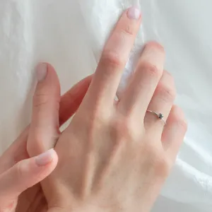 Decent salt'n'pepper diamond ring ORBITAL Thumbnail