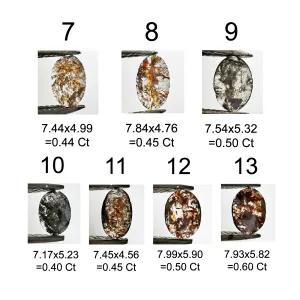 Gold bracelet with salt and pepper diamond WILLI Thumbnail